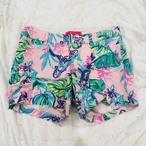 Lilly Pulitzer Mermaid in the Shade Callahan Shorts Amethyst Tint Size 2 EUC
